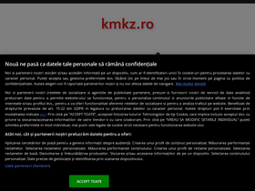 'kmkz.ro' screenshot