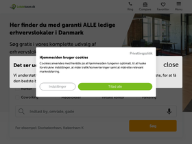 'lokalebasen.dk' screenshot