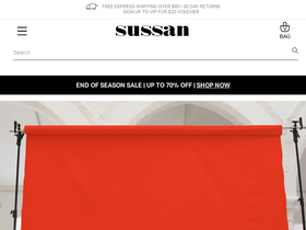 'sussan.com.au' screenshot