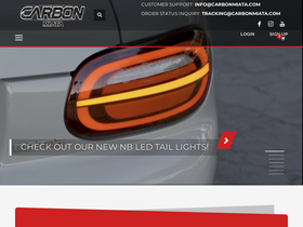 'carbonmiata.com' screenshot