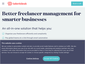 'talentdesk.io' screenshot