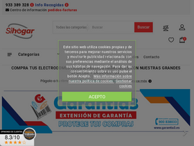 'sihogar.com' screenshot