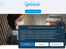 'clinicasgallut.com' screenshot