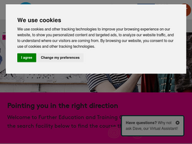 'fetchcourses.ie' screenshot