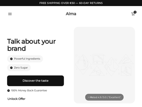 almirafrance.com homepage screenshot