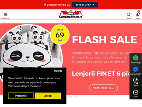 'cumparamisim.ro' screenshot