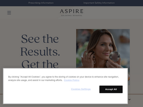 'aspirerewards.com' screenshot