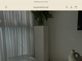 asymmetricaluy.com homepage screenshot