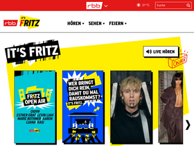 'fritz.de' screenshot