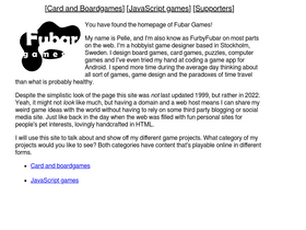 'fubargames.se' screenshot