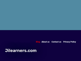 'jilearners.com' screenshot