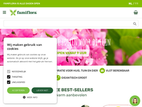 'famiflora.be' screenshot