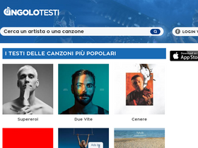 'angolotesti.it' screenshot