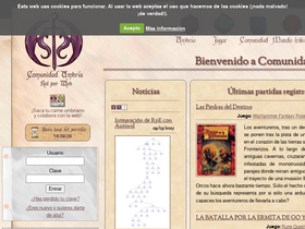 'comunidadumbria.com' screenshot