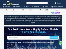 'stevegtennis.com' screenshot