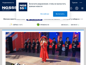 'pogoda.ngs55.ru' screenshot