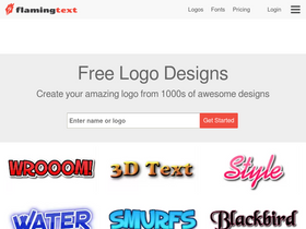 'flamingtext.com' screenshot