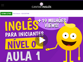 'cantaringles.com' screenshot