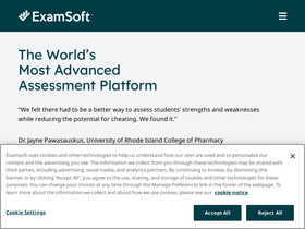 'examsoft.com' screenshot