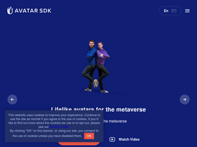'avatarsdk.com' screenshot