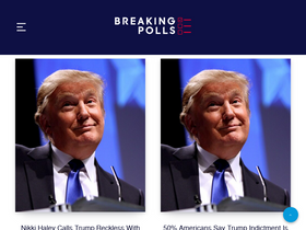 'breakingpolls.com' screenshot