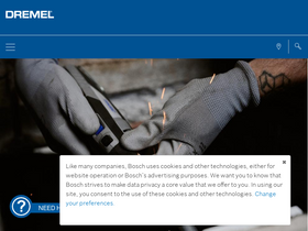 'dremel.com' screenshot