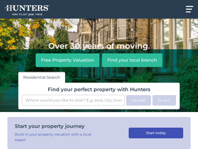 'hunters.com' screenshot