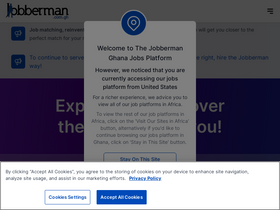 'jobberman.com.gh' screenshot