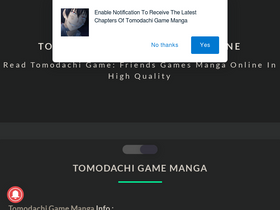 'tomodachimanga.com' screenshot