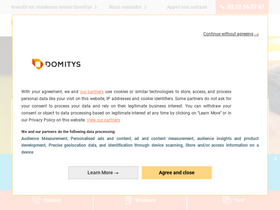 'domitys.fr' screenshot