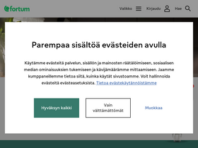 'fortum.fi' screenshot