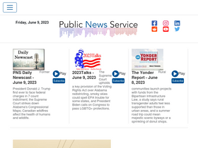 'publicnewsservice.org' screenshot