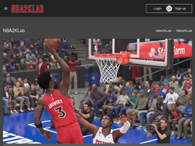 'nba2klab.com' screenshot