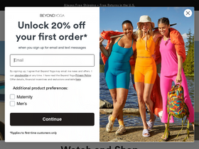 'beyondyoga.com' screenshot