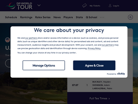 'europeantour.com' screenshot