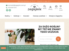 'zagajnik.com.pl' screenshot