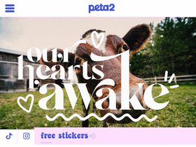 'peta2.com' screenshot