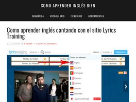 'comoaprenderinglesbien.com' screenshot