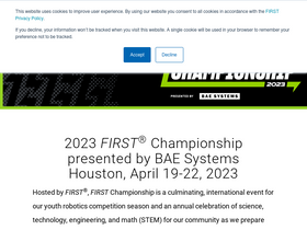 'firstchampionship.org' screenshot