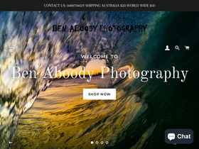 benaboodyphotography.com.au homepage screenshot