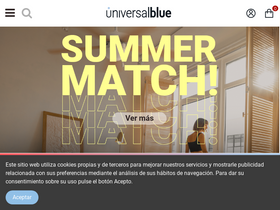 'universalblue.es' screenshot