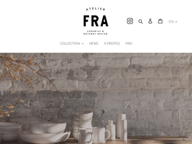 atelierfra.com homepage screenshot