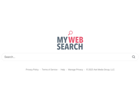 'mywebsearch.co' screenshot