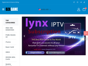 'dzagame.com' screenshot