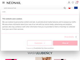 'neonail.pl' screenshot