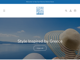 seasunstoriesshop.com homepage screenshot