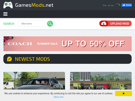 'gamesmods.net' screenshot