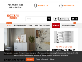 'idzczakmeble.pl' screenshot