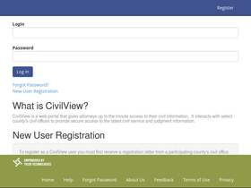 'civilview.com' screenshot