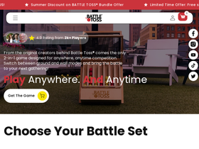battletoss.com homepage screenshot